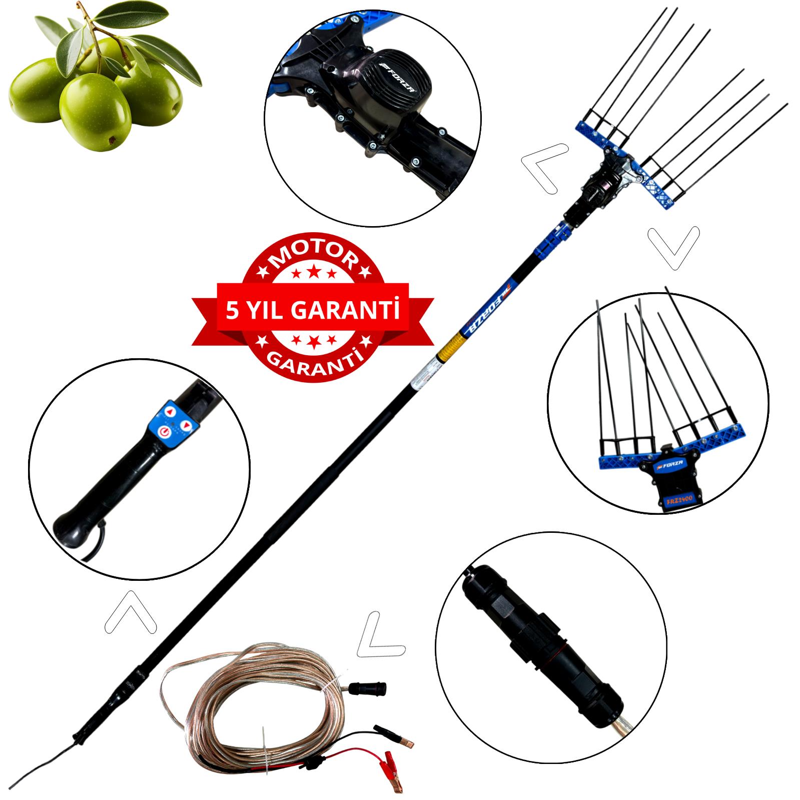 Forza Zeytin Hasat Makineleri Image of FRZ 2400 Akülü Teleskopik